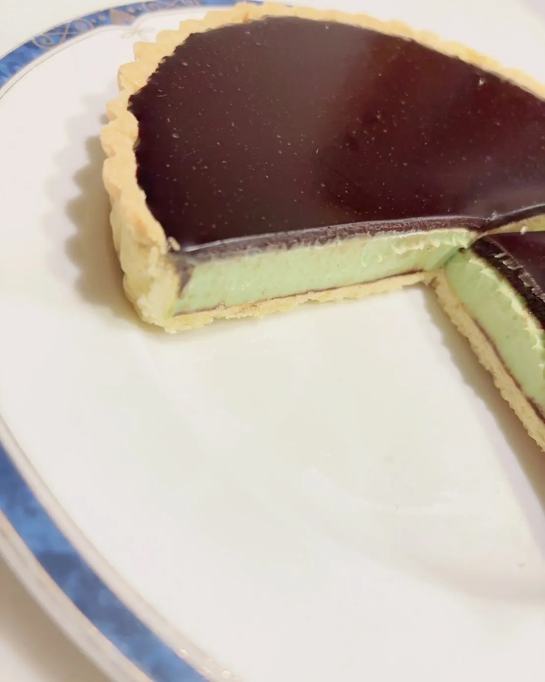 抹茶チョコレートタルト🍫