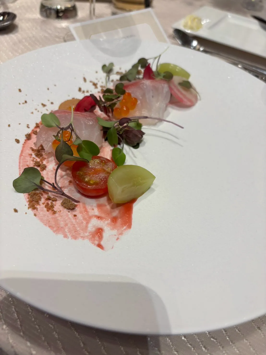 結婚式でのコース料理